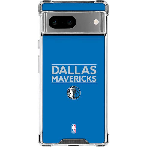 NBA Dallas Mavericks Standard - Light Blue Google Pixel 8a Clear Case